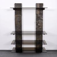 Paul Evans Sculpted Bronze Shelving Unit - Sold for $4,480 on 02-17-2024 (Lot 83).jpg